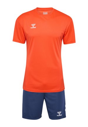 LOGO SET - T-Shirt sport - nasturtium dark denim