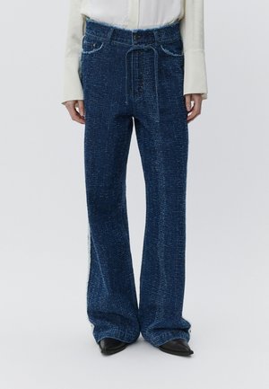 ELIJAH  - Wide leg - peacoat