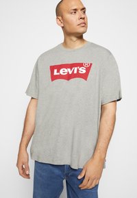 Levi's® Plus GRAPHIC TEE - T-shirt estampada - graphic midtone grey