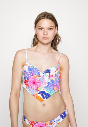 Seafolly UNDER THE COWL NECK BRALETTE - Πάνω μέρος μπικίνι - white