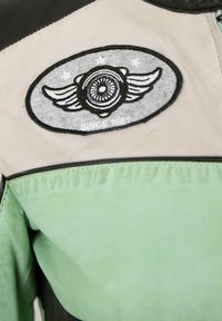 Lederjacken24 SVEA - Lederjacke - schwarz grün
