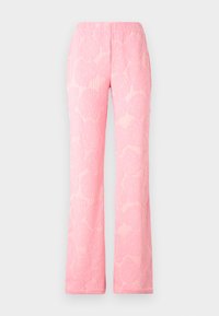 LONG ELASTICATED PANTS - Pantaloni - rose relief