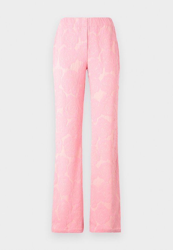 LONG ELASTICATED PANTS - Trousers - rose relief3