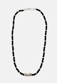 HERRING BEAD CHOKER UNISEX - Ketting - black