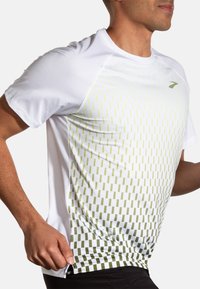 Brooks ATMOSPHERE SHORT SLEEVE 2.0 - Sports T-shirts - white internal gradient