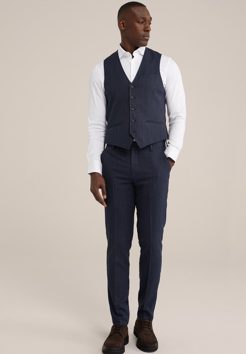 Chaleco Negro Camisa Como Vestir Con Chaleco Casual Hombres WE