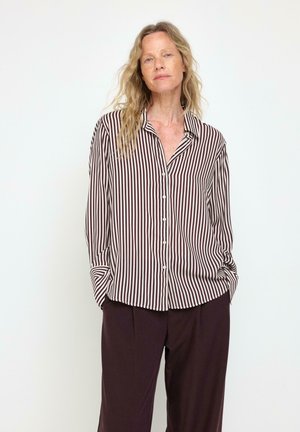 Lindex, LINDEX - Skjortebluser - dark brown