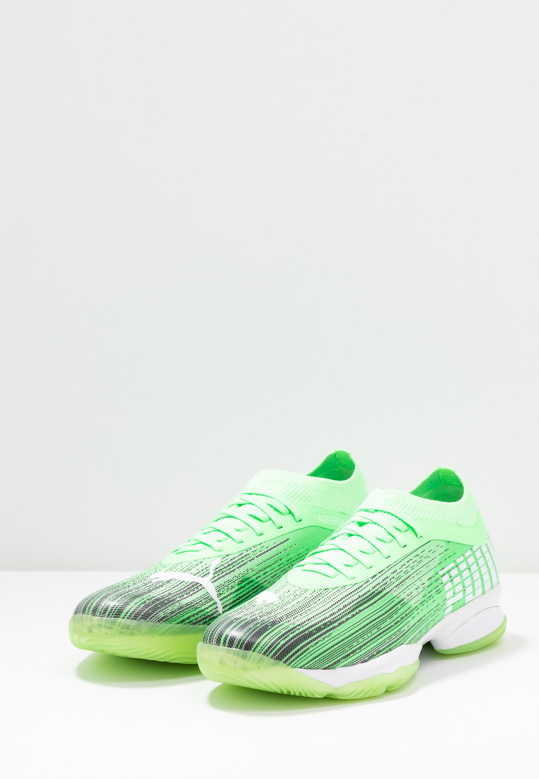 Puma ADRENALITE 1.1 - Handball shoes - elektro green/black/white/neon green  - Zalando.co.uk