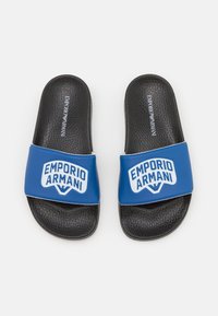 Emporio Armani UNISEX - Pantofle - royal blue/white