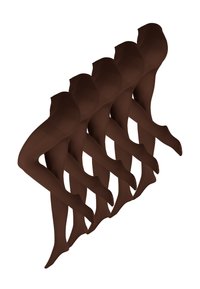 5-PACK - Collant - braun