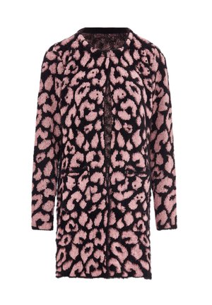 Cardigan - schwarz pink