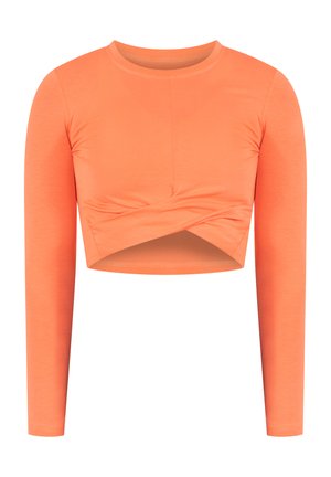Smilodox CROP NOVA - Longsleeve - koralle
