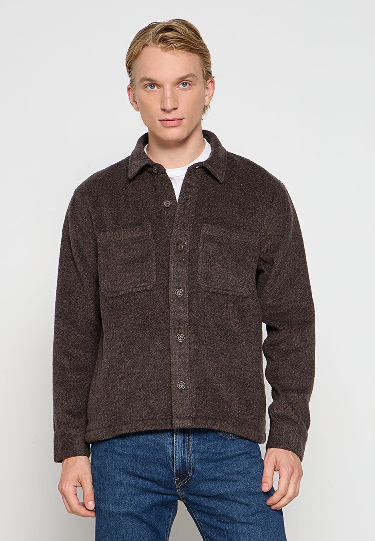 Hollister Co. Fleecejas bruin