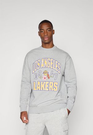 NBA LOS ANGELES LAKERS FLORAL CREW - Club wear - grey
