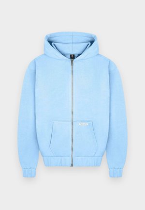 Dropsize, SUPER HEAVY BLANK - Cipzáras pulóver - babyblue