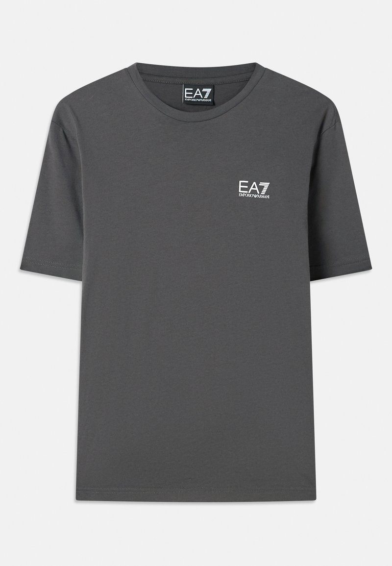 EA7 Emporio Armani T-shirt print donkergrijs
