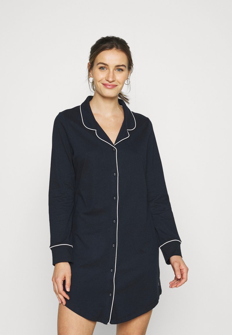 Esprit BEAUTIFUL BASICS NIGHTSHIRT LONGSLEEVE Nachthemd navy
