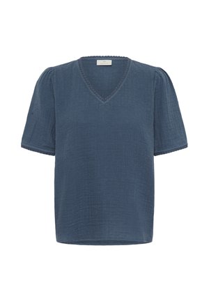 Kaffe MAI - T-Shirt print - ensign blue