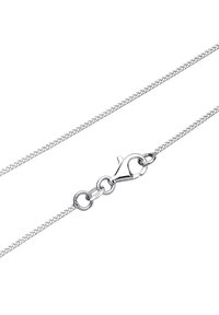 Halskette aus Sterling-Silber mit einem glatten, gedrehten Kettendesign, einem Karabinerverschluss und runden Gliedern für eine sichere Befestigung.