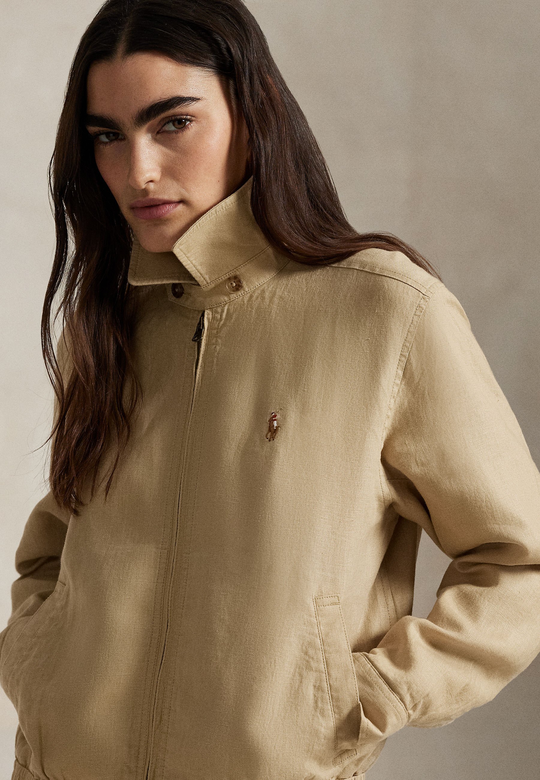 Polo Ralph Lauren UNLINED WINDBREAKER - Veste légère - tan/marron