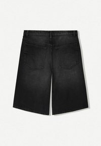 BAGGY-BERMUDA - Bő szabású farmernadrág - black