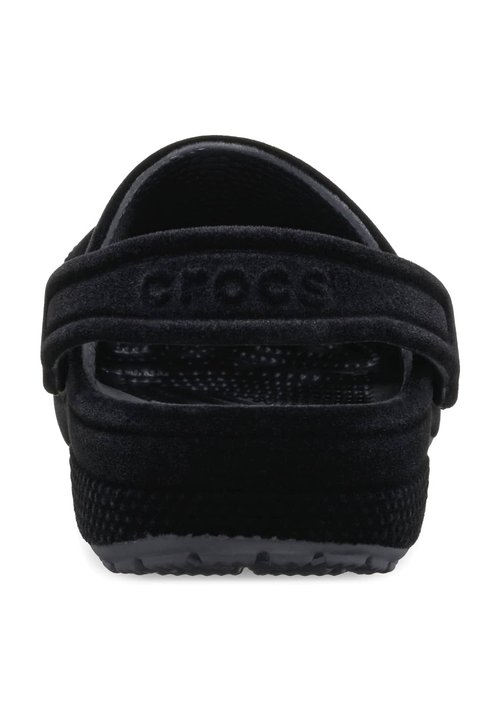 Crocs KIDS' CLASSIC VELVET CLOG - Clogs - black — foto 4