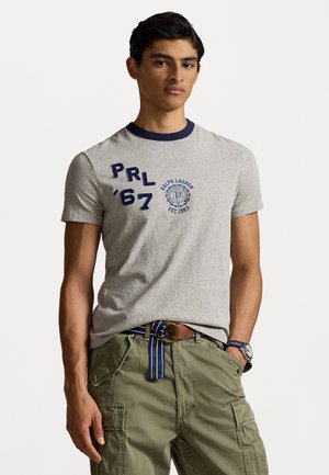 SHORT SLEEVE - Print T-shirt - heather grey