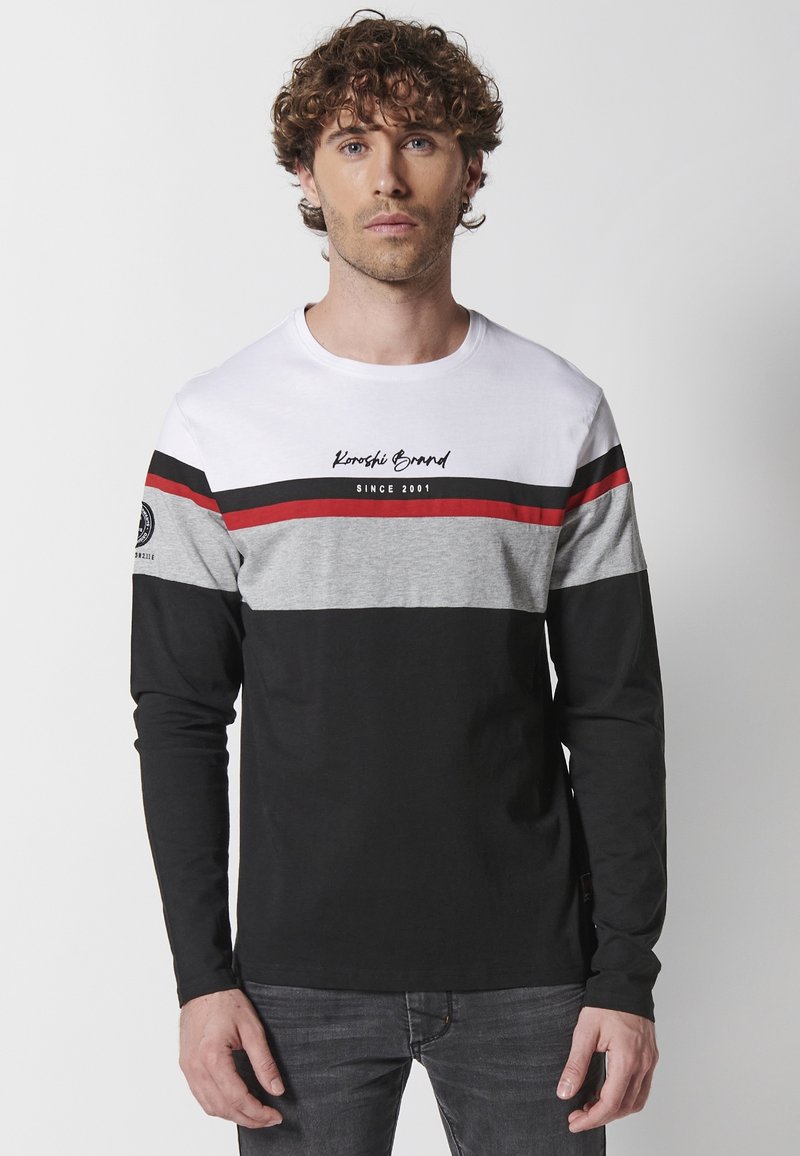 Koroshi Top s dlhým rukávom - black