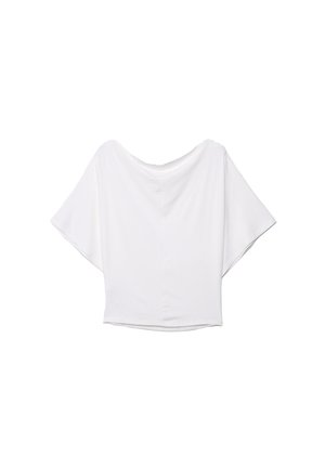 BASIC BATWING SLEEVE  - T-shirt imprimé - white