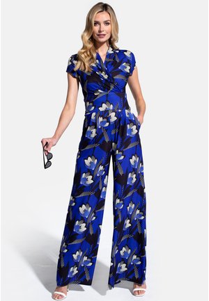 Jumpsuit - blue/white