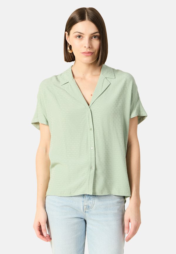 Hemdbluse - vert olive