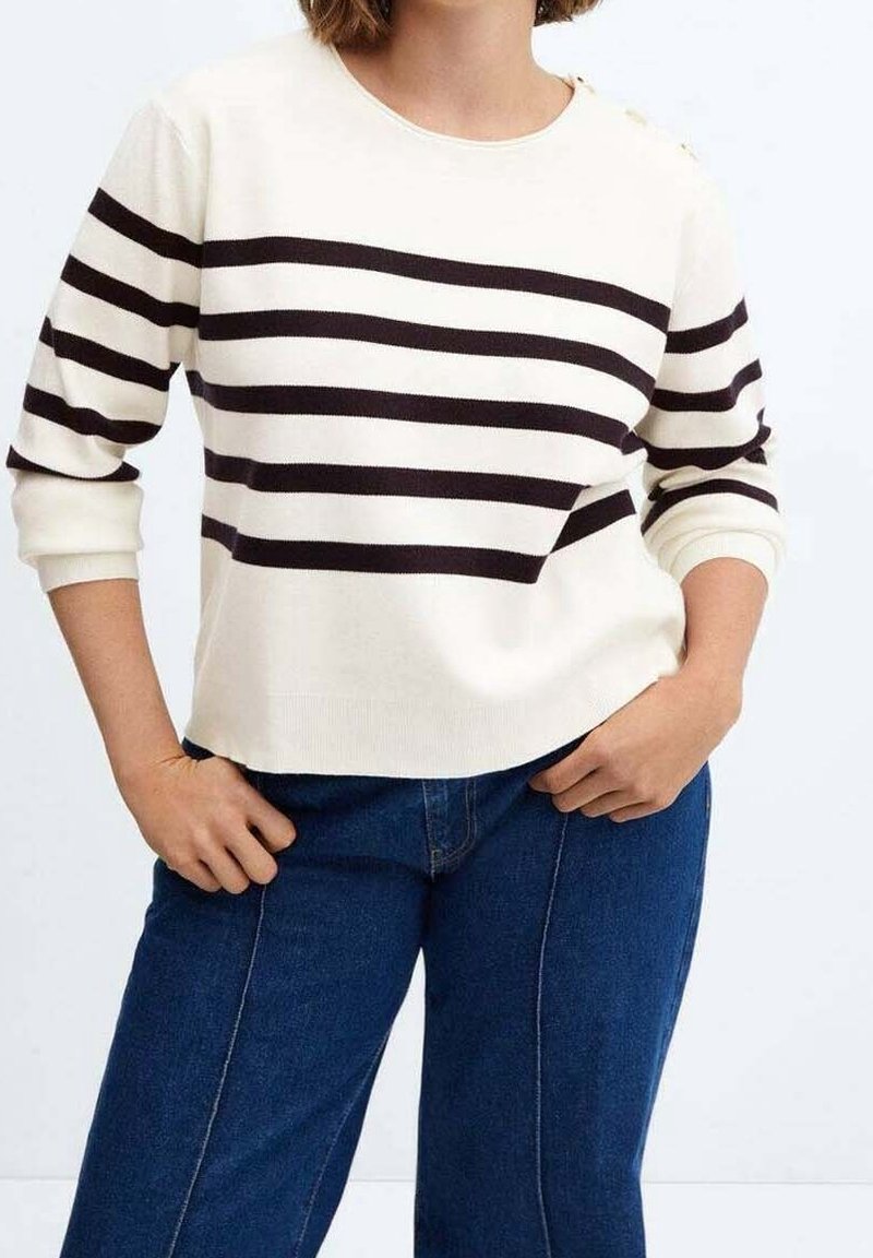 Mango Strickpullover - royal blue
