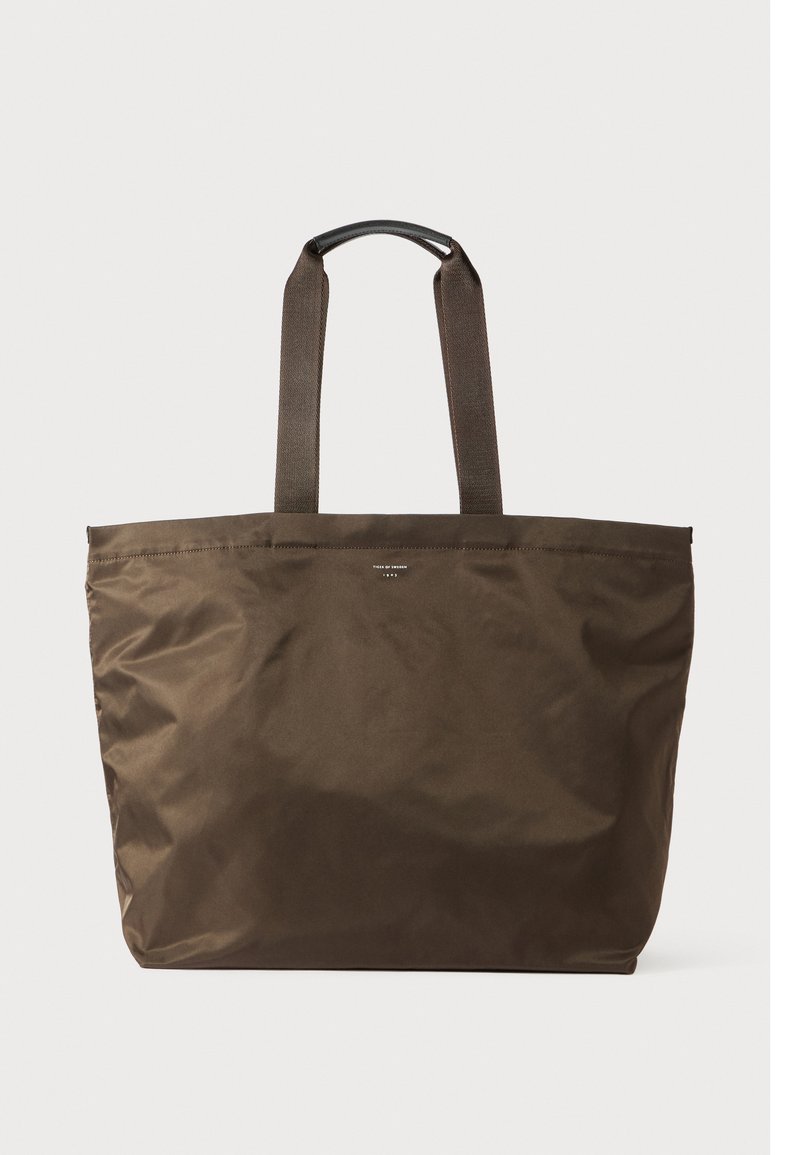 Tiger of Sweden PERA UNISEX - Tote bag - dark brown - Zalando