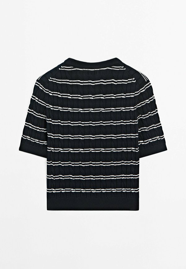 STRIPED SHORT SLEEVE - Print T-shirt3