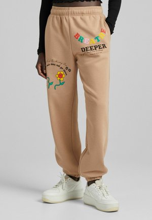 Pantaloni sportivi - camel
