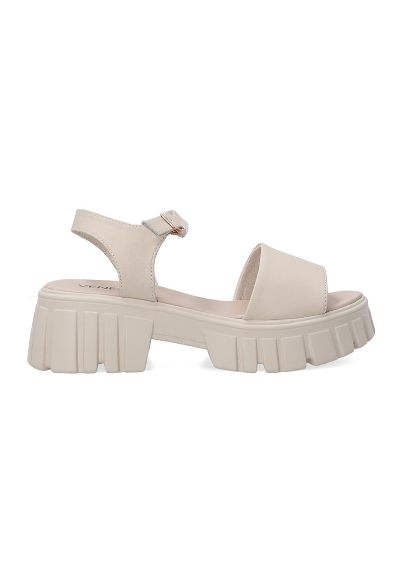 VENEZIA Sandály na platformě - beige