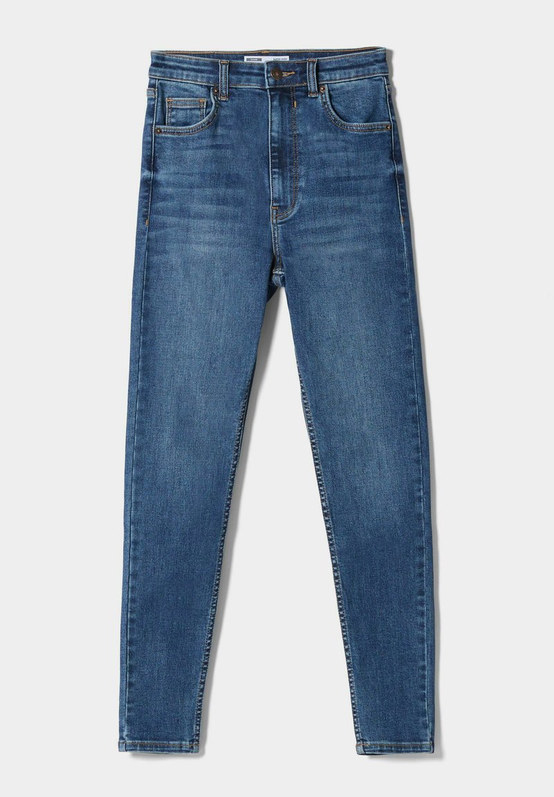 Bershka Jeans Skinny Fit donkerblauw