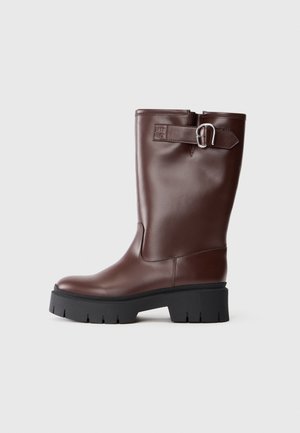 KRIS - Kauboi-/mootorrattasaapad - dark brown