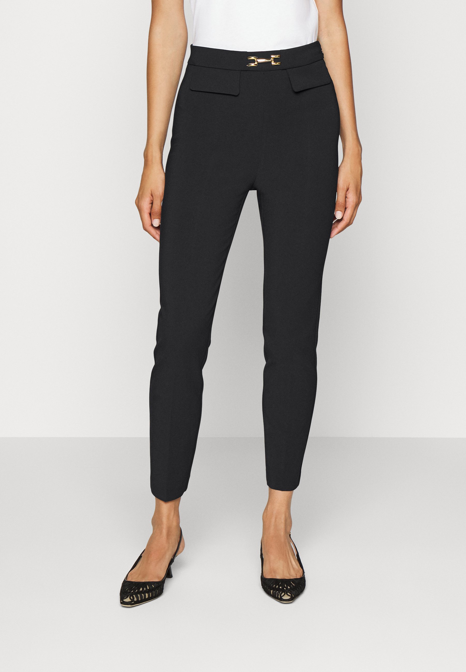 pantalone nero elisabetta franchi