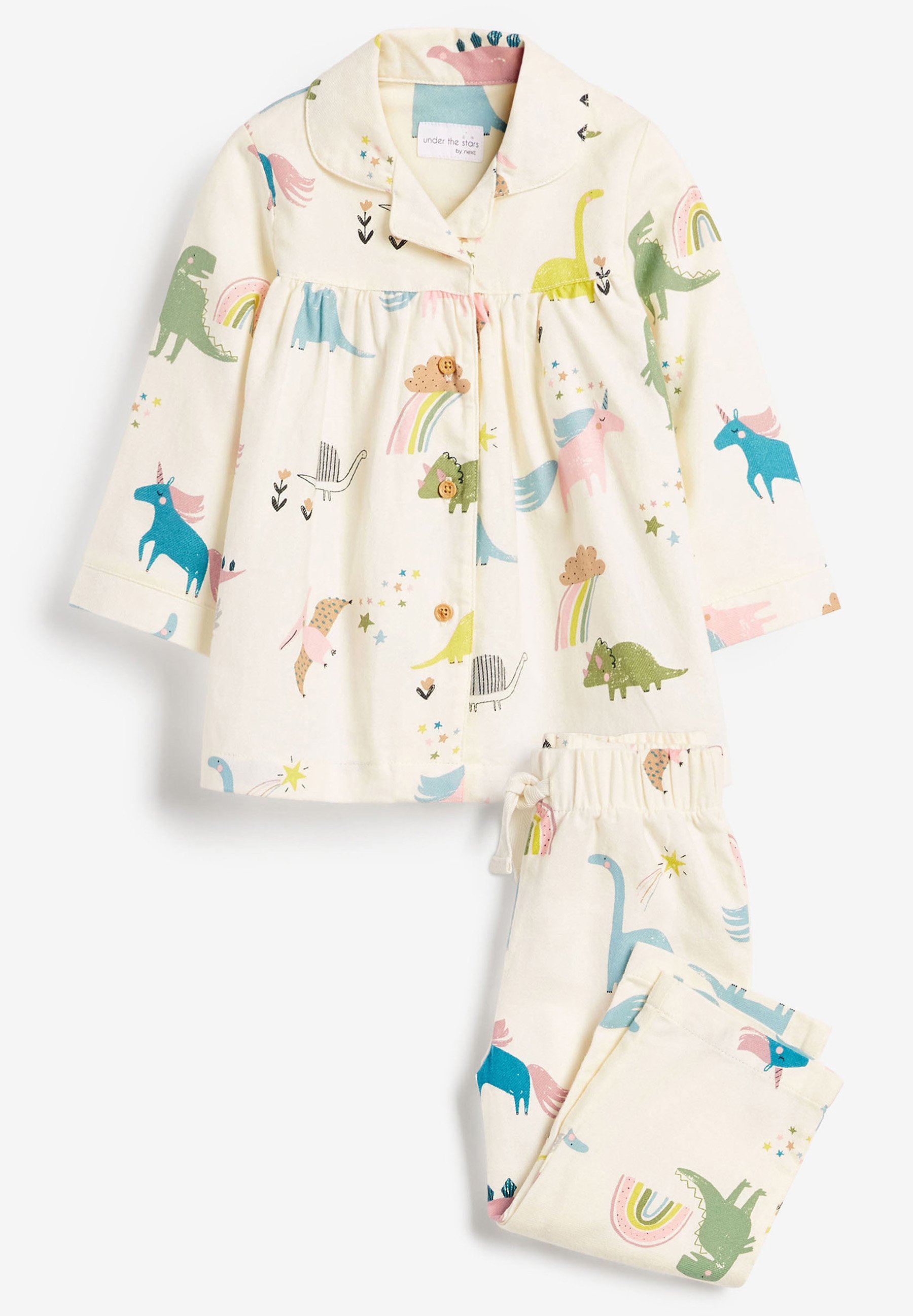 button through pyjamas
