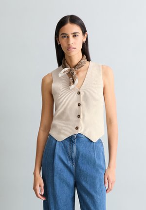 SLEEVELESS - Weste - creamy white