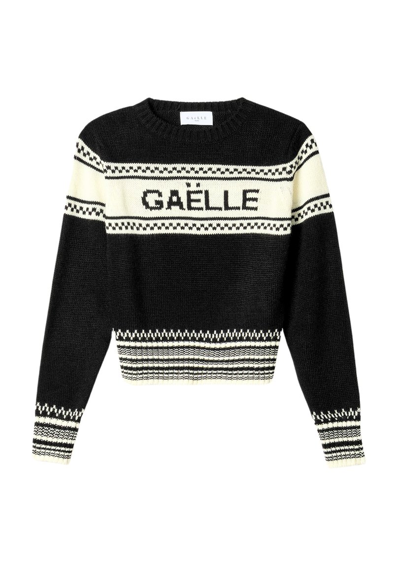 Pull Gaelle Homme - Taille S - Noir, Blanc, Rouge Avec Graphique - Neuf Avec étiquette
