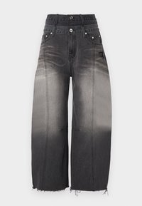 BALLOON SHAPED LAYERED - Jean boyfriend - ashed grey