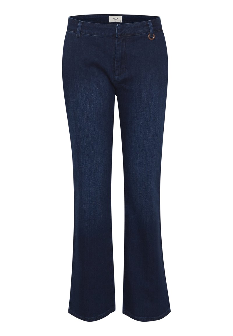 PULZ Bootcut jeans blauw denim/bluedenim