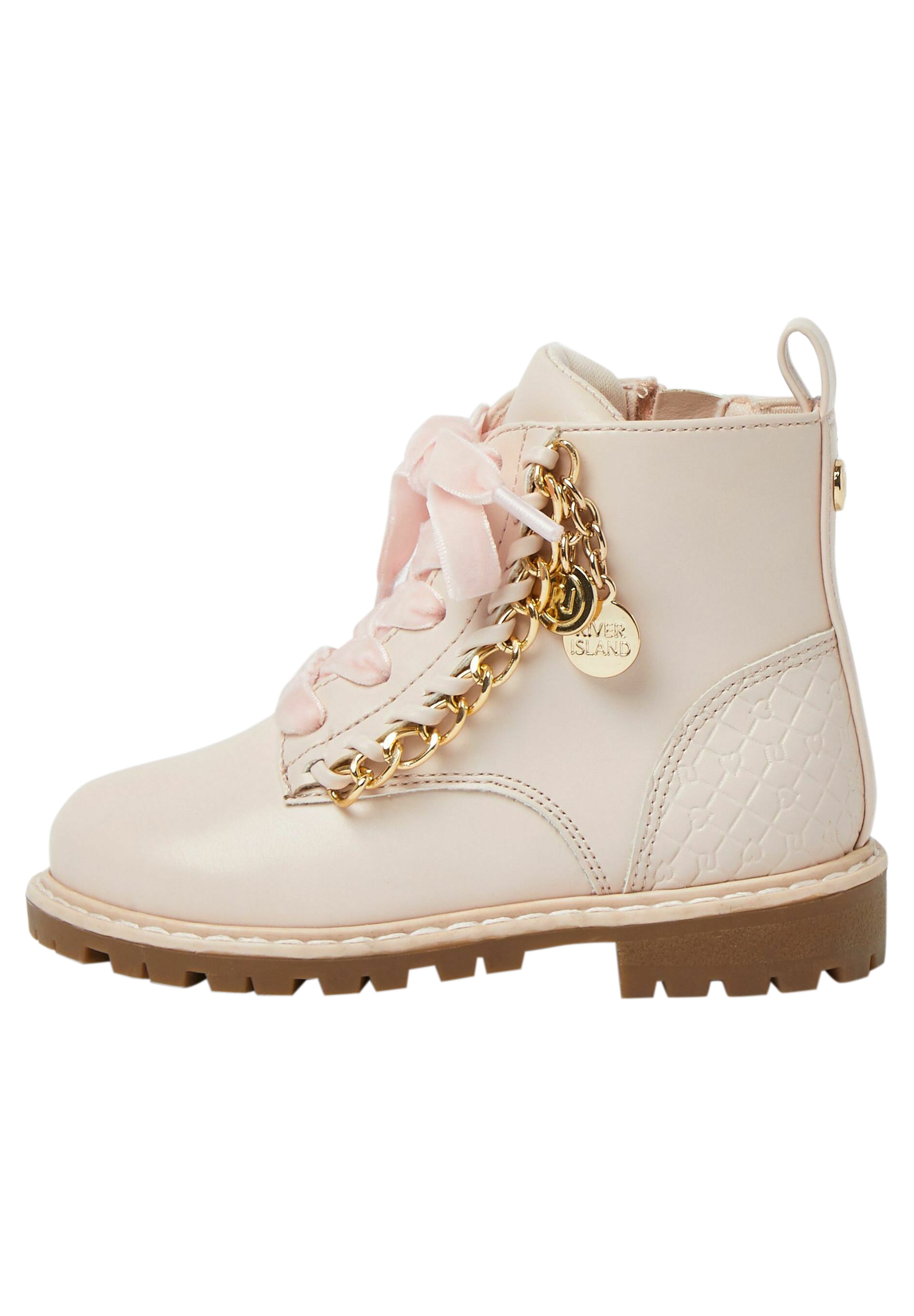 River Island Veterboots - pink/donkerroze - Zalando.nl
