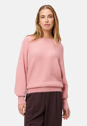 MIT U-BOOT AUSSCHNITT - Pullover - rose melange