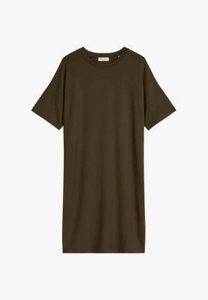 Marc O'Polo, JERSEY DRESS, SHORT SLEEVE - Jerseykleid - mossy earth