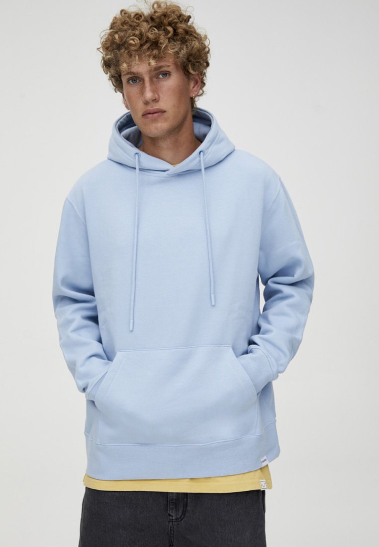 light blue pull and bear hoodie