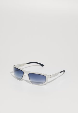 BIBHU UNISEX - Sunglasses - plasma silver-coloured/night clear