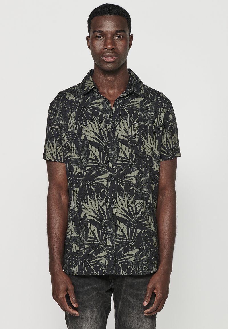 Koroshi SHORT SLEEVE - Krekls - kaki   khaki